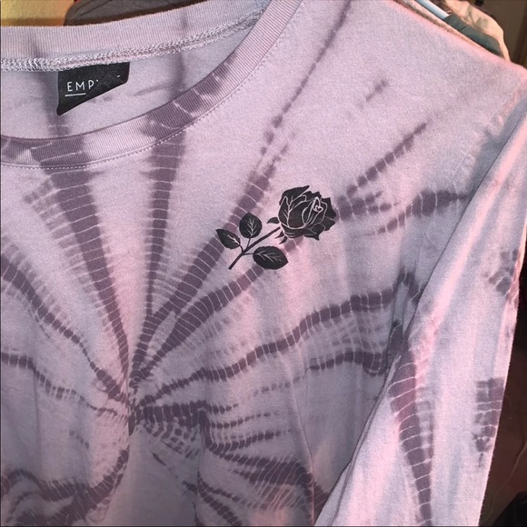 Long sleeve tie dye long sleeve vans top - Picture 2 of 5